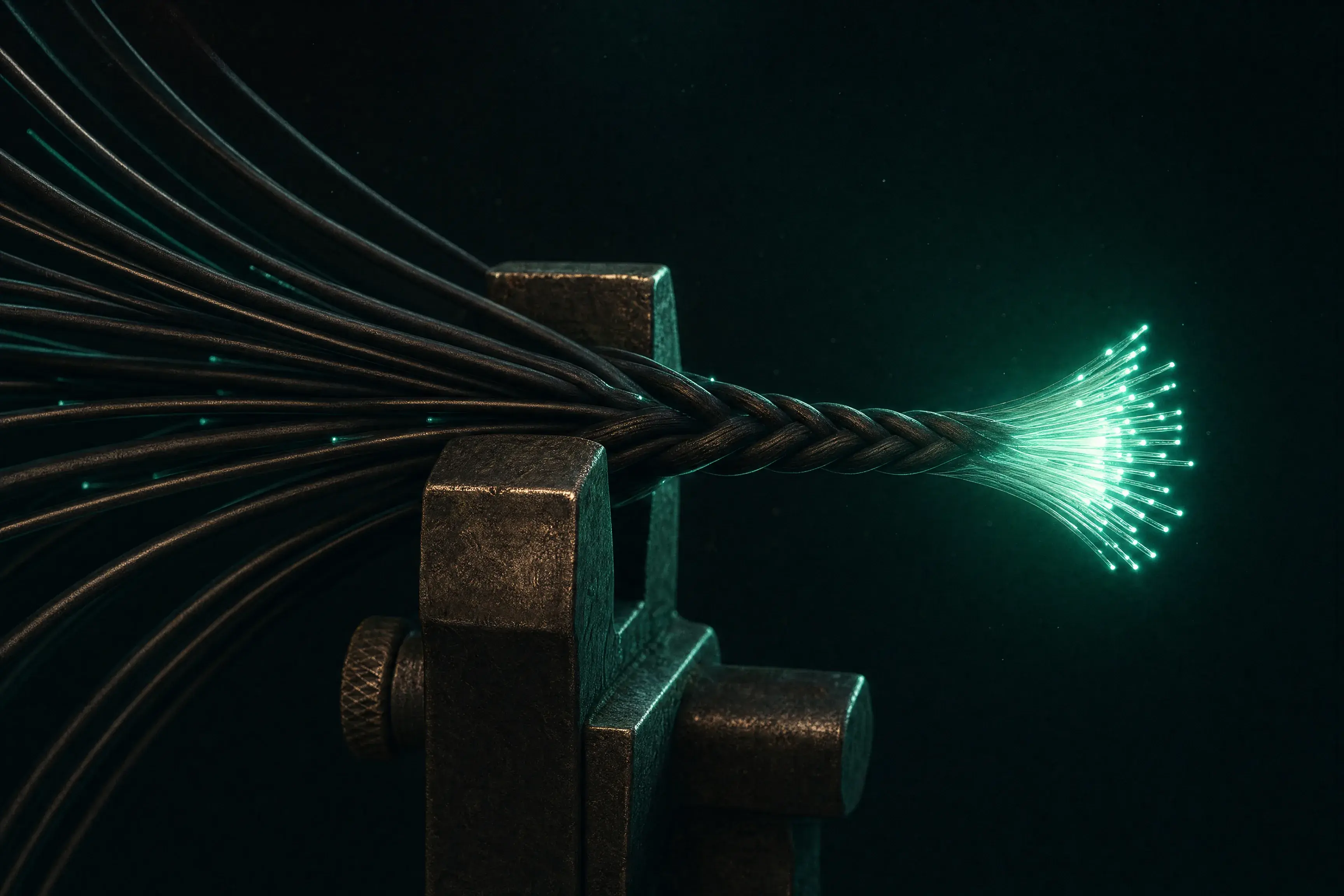 Chaque lien transporte un peu d'autorité : tressées ensemble, les fibres font un signal.