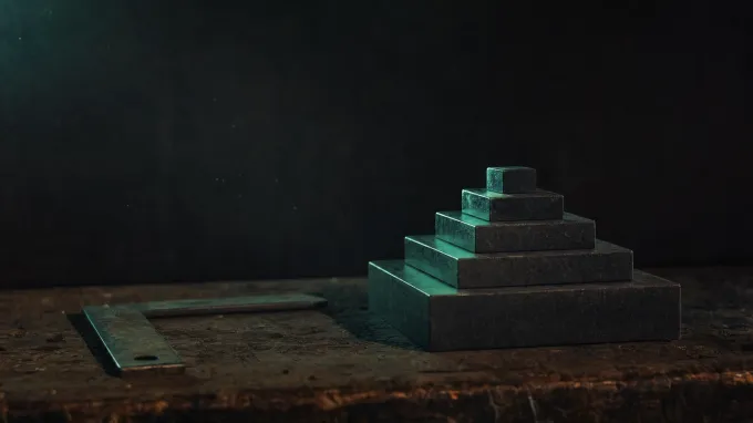 La pierre du sommet ne tient que par la largeur de la base.